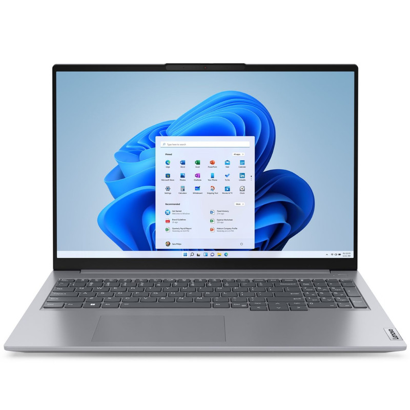 لپ تاپ 16 اینچی لنوو مدل ThinkBook 16 G6 IRL-i3 1315U-16GB DDR4 3200MHz-512GB SSD-IPS-Backlit-Fingerprint - کاستوم شده
