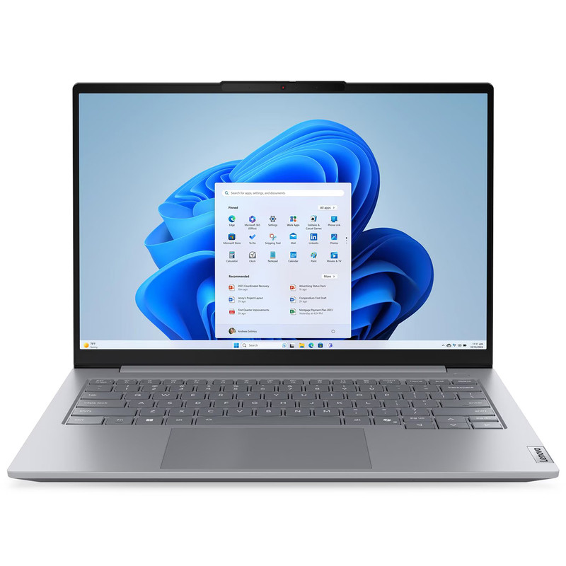 لپ تاپ 14 اینچی لنوو مدل ThinkBook 14 G8 IAL-Core Ultra 7 255H-8GB DDR5 5600MHz-512GB SSD-IPS-Backlit-Fingerprint به همراه کیف